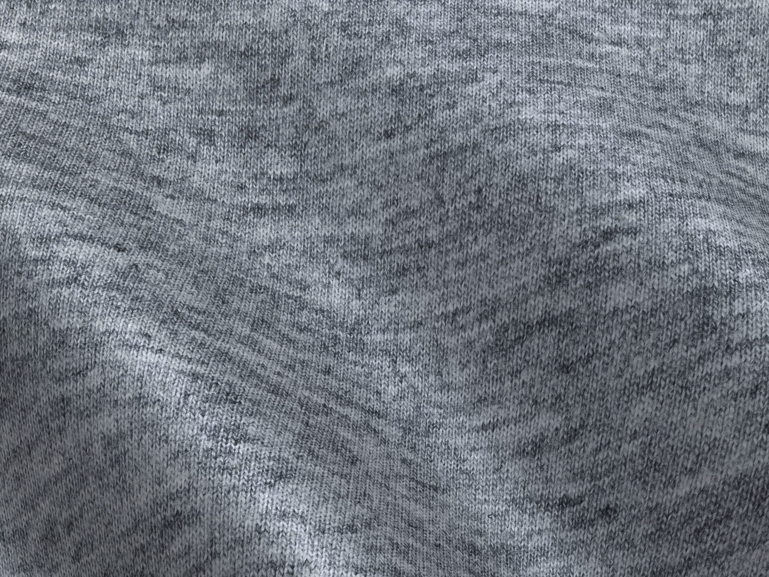 Tissu gris tricot doux texture plis